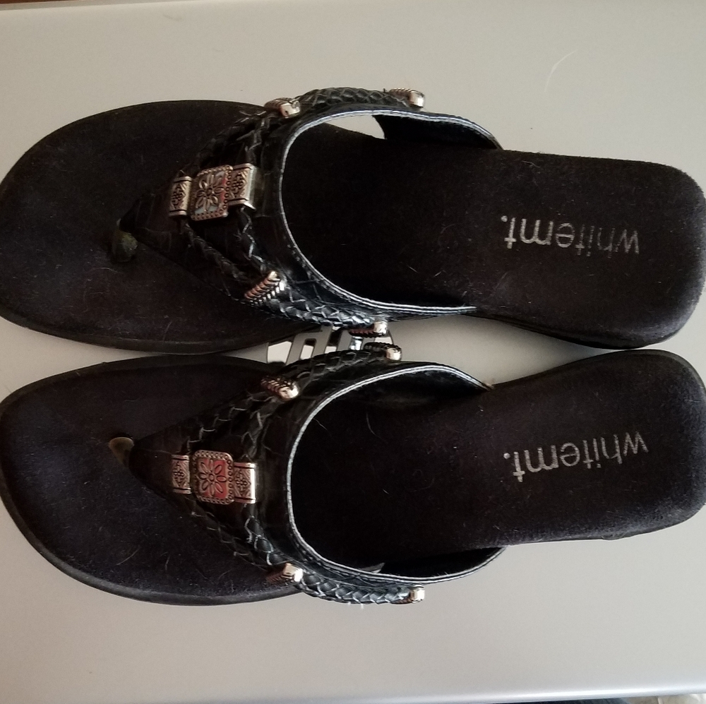 Vintage White Mt. Sandals